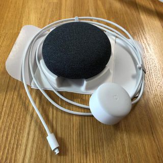 グーグル(Google)のGoogle Home mini スマートスピーカーグーグルホームミニ　中古美品(スピーカー)