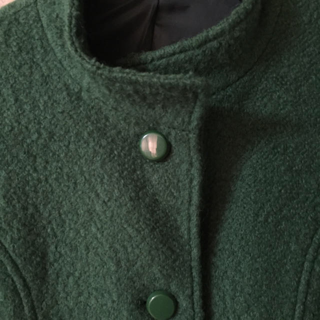 大人グリーンのコート レディースのジャケット/アウター(ピーコート)の商品写真