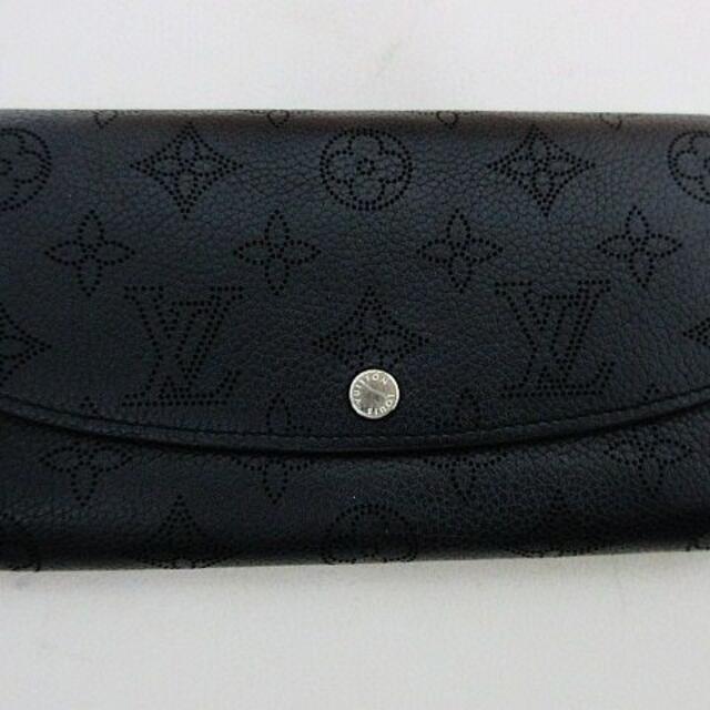 LOUIS VUITTON - ルイヴィトン ポルトフォイユ M60143 長財布 モノグラム マヒナ ノワール