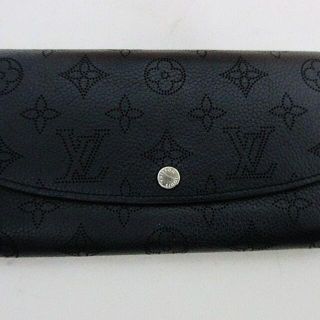 ルイヴィトン(LOUIS VUITTON)のルイヴィトン ポルトフォイユ M60143 長財布 モノグラム マヒナ ノワール(財布)