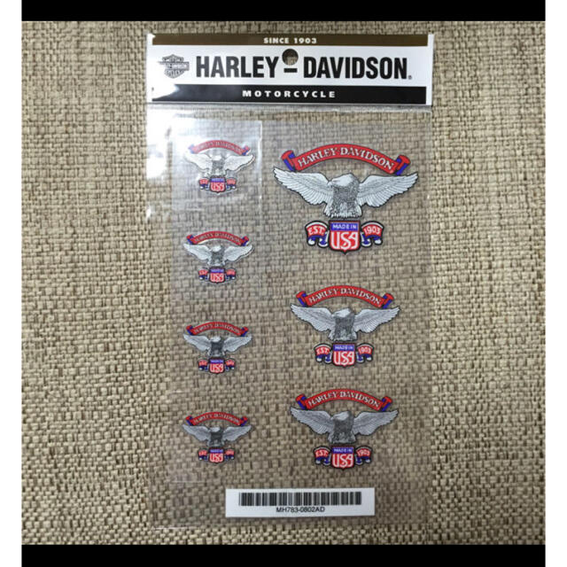 Harley Davidson(ハーレーダビッドソン)のハーレーダビッドソンステッカー 4枚 自動車/バイクのバイク(ステッカー)の商品写真
