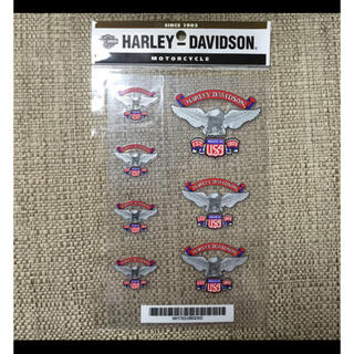ハーレーダビッドソン(Harley Davidson)のハーレーダビッドソンステッカー 4枚(ステッカー)