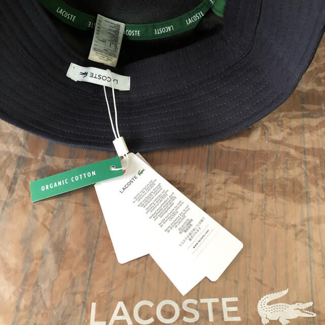 LACOSTE(ラコステ)の【新品未使用】ラコステ　帽子　ピケバケットハット メンズの帽子(ハット)の商品写真