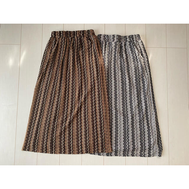しまむら(シマムラ)のニットスカート　マルチニットスカート　てらさん　terawear しまむら レディースのスカート(ロングスカート)の商品写真