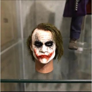 ディーシー(DC)の作者不明 ダークナイト ジョーカー ヘッド 1/6 フィギュア(アメコミ)