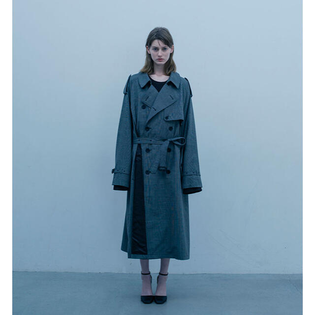 完成品 stein 20ssDOUBLE SHADE TRENCH COAT Sサイズ トレンチコート