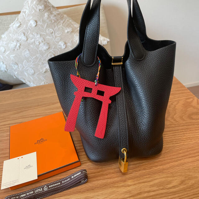 Hermes(エルメス)の【新品】エルメス プティアッシュ 激レア 鳥居　 ハンドメイドのファッション小物(バッグチャーム)の商品写真