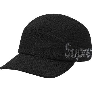 シュプリーム(Supreme)のJacquard Pique Camp Cap ジャガード キャップ サイドロゴ(キャップ)