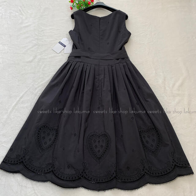 M'S GRACY(エムズグレイシー)の❤︎40❤︎今期 新品未使用タグ付 ハートレースDress✳︎ レディースのワンピース(ロングワンピース/マキシワンピース)の商品写真