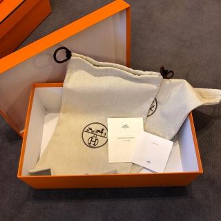 エルメス(Hermes)の空き箱 プレゼントボックス HERMES ローファー モカシン エルメス(ショップ袋)