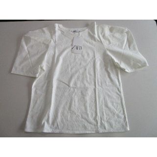 ザラ(ZARA)の【新品未使用】ZARA/ザラ/ドイツ発新作パフスリーブTシャツ/WL(Tシャツ(半袖/袖なし))