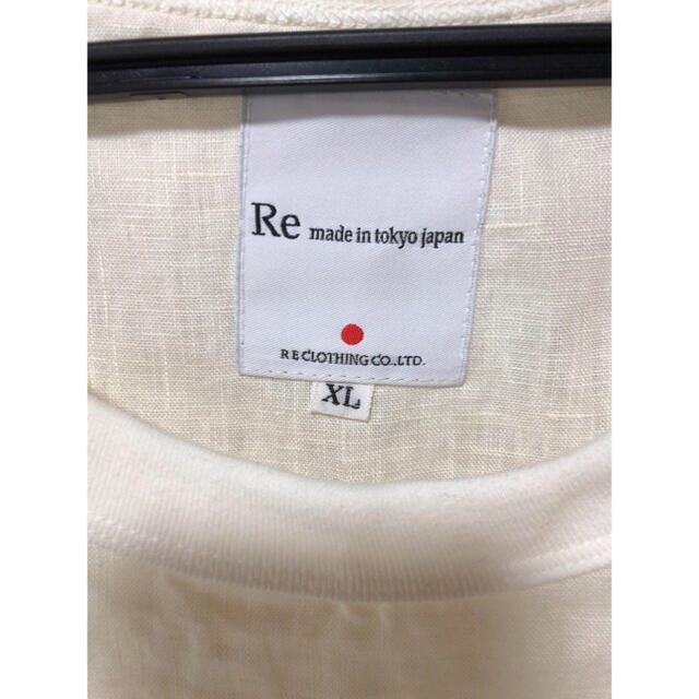 RE made in tokyo japan リネンTシャツ