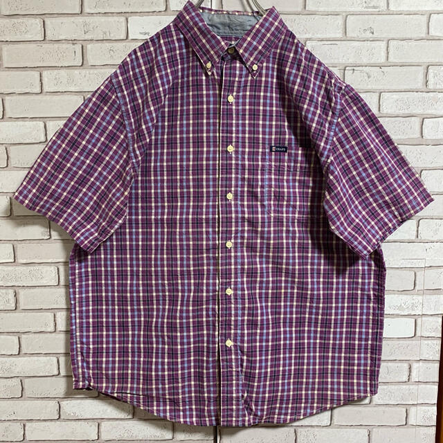 CHAPS(チャップス)の90s 古着 チャップス ラルフローレン  チェックシャツ ビッグシルエット メンズのトップス(シャツ)の商品写真