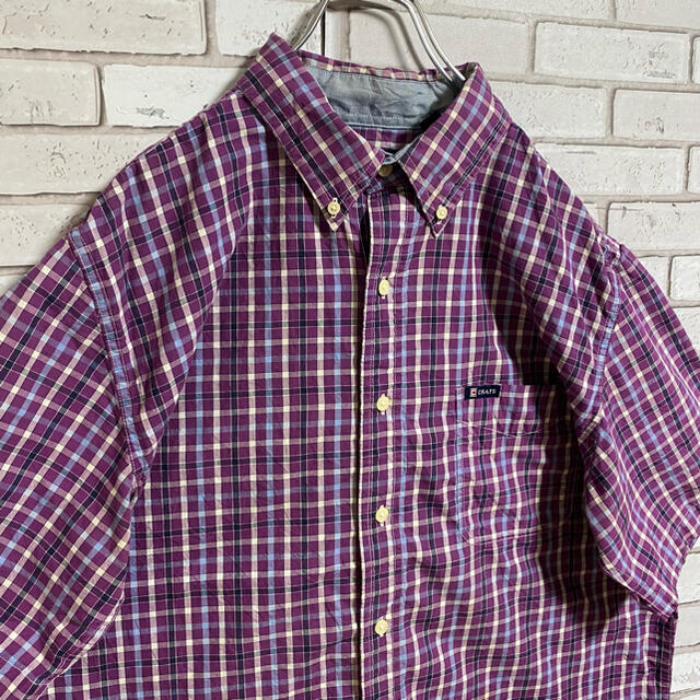 CHAPS(チャップス)の90s 古着 チャップス ラルフローレン  チェックシャツ ビッグシルエット メンズのトップス(シャツ)の商品写真