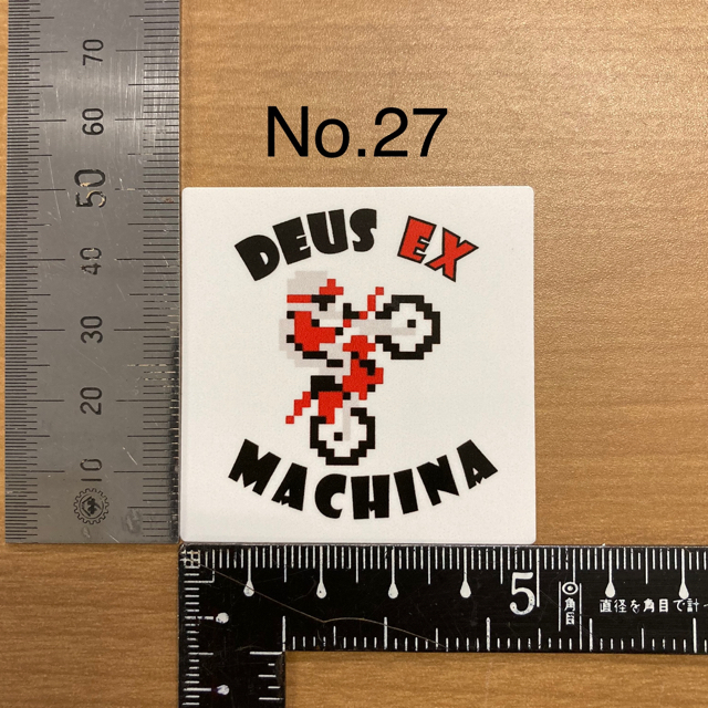 Deus ex Machina(デウスエクスマキナ)のデウス エクス マキナ Deus Ex Machina ステッカー 27 自動車/バイクのバイク(モトクロス用品)の商品写真