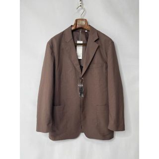 ユニクロ(UNIQLO)のユニクロ Ｕ　7980円　春夏ジャケット リネン　ダークブラウン　L(テーラードジャケット)