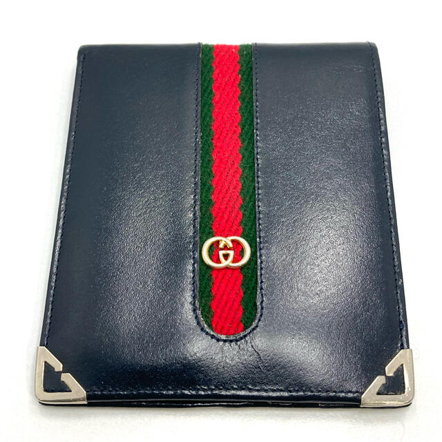 GUCCI 二つ折り財布 シェリーライン グッチ ウォレット-