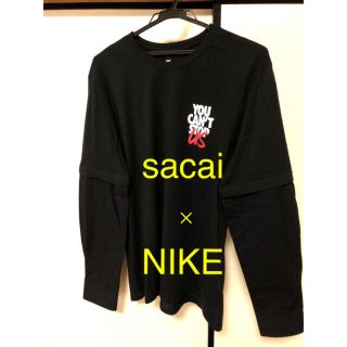 サカイ(sacai)のsacai × NIKE 切り替えロンT(Tシャツ/カットソー(七分/長袖))