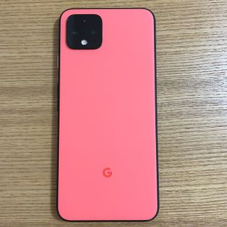 グーグルピクセル(Google Pixel)の【訳有中古美品】Google Pixel4 64GB Oh So Orange(スマートフォン本体)