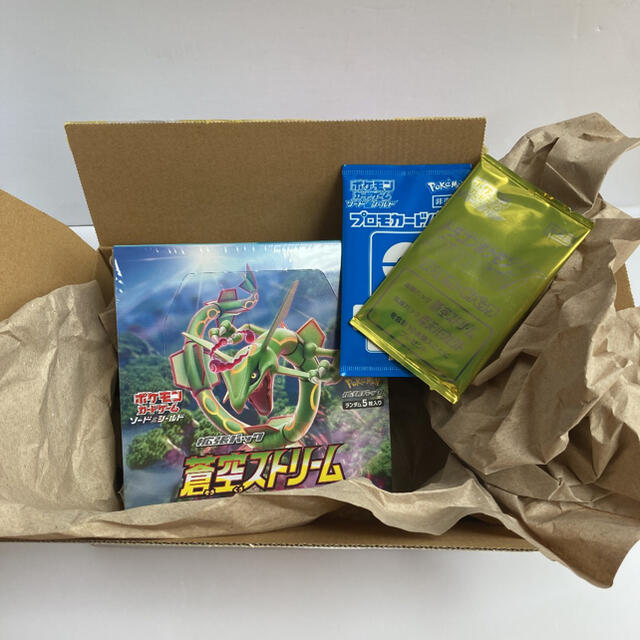 エンタメ/ホビーポケモンカード　蒼空ストリーム　未開封BOX プロモ付き