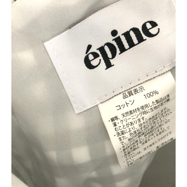 【最終お値下げ❗️】epine gingham check onepiece レディースのワンピース(ミニワンピース)の商品写真