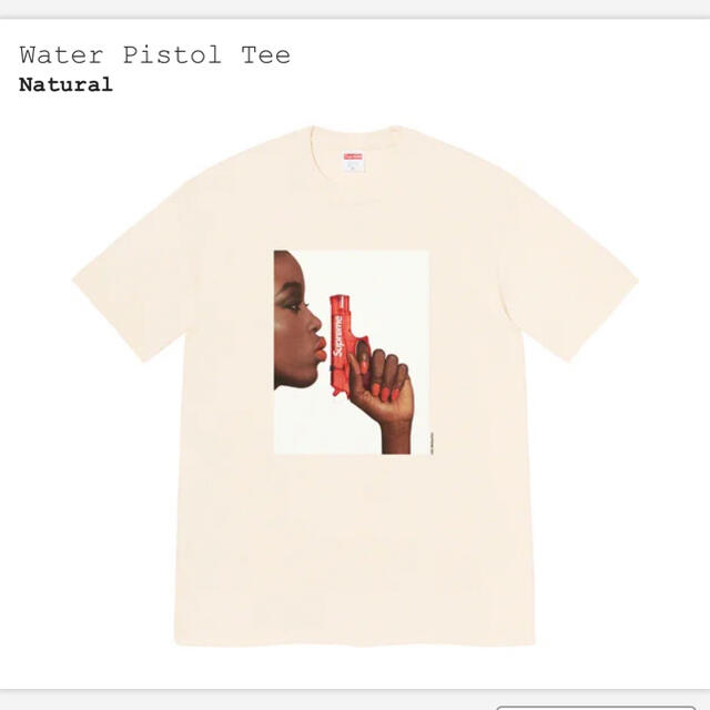Supreme Water Pistol Tee ナチュラル　XLサイズTシャツ/カットソー(半袖/袖なし)