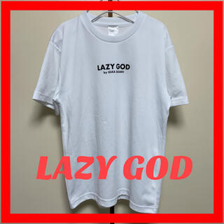 レイジーゴッド Tシャツ 白 lazy god(Tシャツ/カットソー(半袖/袖なし))