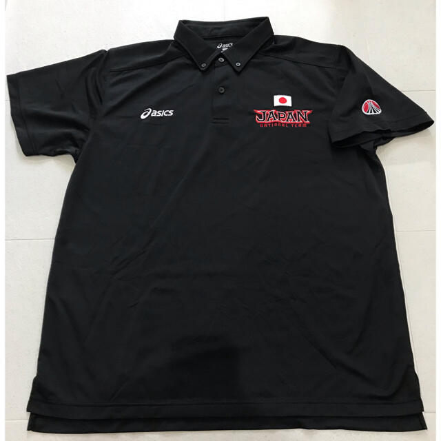 バスケ 日本代表 選手支給 ポロシャツ 3XO ナショナルチーム ロゴ刺繍