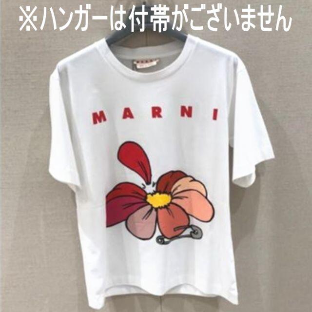 新品MARNI マルニ Tシャツ 半袖 ロゴT フラワー 花