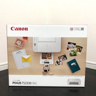 キヤノン(Canon)の【保証2022.7.7まで】キャノン　Canon TS3330  プリンター(OA機器)