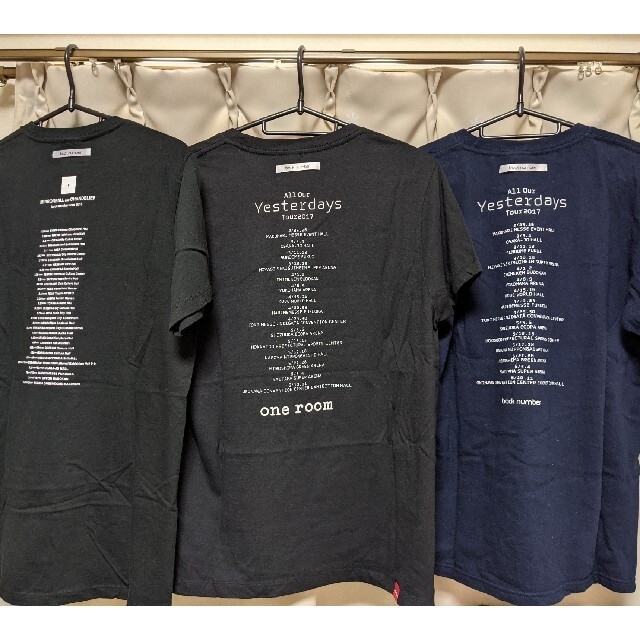 BACK NUMBER - back number オフィシャルグッズ ツアーTシャツの BACK NUMBER - back number オフィシャルグッズ ツアーTシャツの