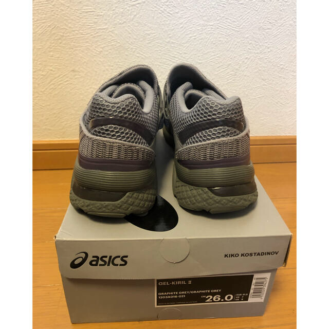 MACKINTOSH(マッキントッシュ)のkiko kostadinov asics GEL-KIRIL 2 gray  メンズの靴/シューズ(スニーカー)の商品写真