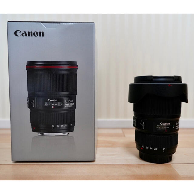 宅配便配送 おまけ付き】Canon 【美品 - Canon EF USM IS F4L 16-35mm