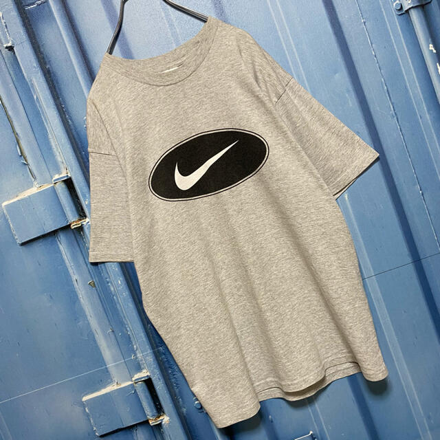 90s 銀タグ ナイキ Tシャツ デカロゴ フロントロゴ デカスウォッシュ