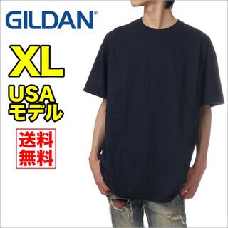 ギルタン(GILDAN)の【新品】ギルダン Tシャツ XL 紺 メンズ 半袖 無地 GILDAN(Tシャツ/カットソー(半袖/袖なし))