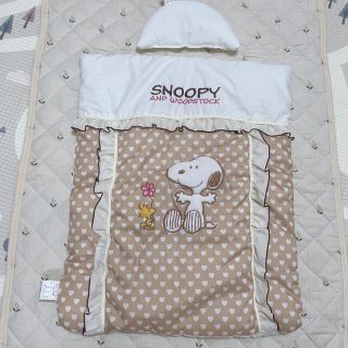 スヌーピー(SNOOPY)のけん様専用　スヌーピー　ベビー　掛け布団　枕　ピロー　新生児(ベビー布団)