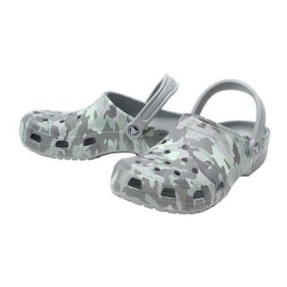 クロックス(crocs)の22cm クロックス クラシック プリンテッド カモ クロッグ ライトグレー(サンダル)