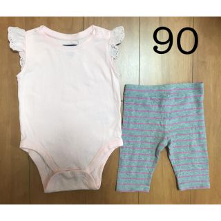 ベビーギャップ(babyGAP)のベビーギャップ　18-24months ボディシャツ&スパッツ　　ロンパース　(下着)