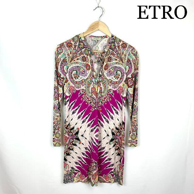 ETRO(エトロ)のETRO  ペイズリー レトロ ワンピース レディースのワンピース(ひざ丈ワンピース)の商品写真