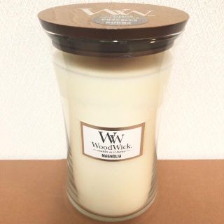 Wood Wick Lサイズ MAGNOLIA ウッドウィック(キャンドル)