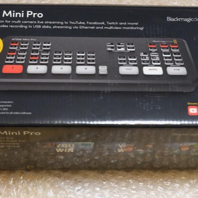 1回のみ使用　BlackMagicDesign　ATEM mini pro 国内