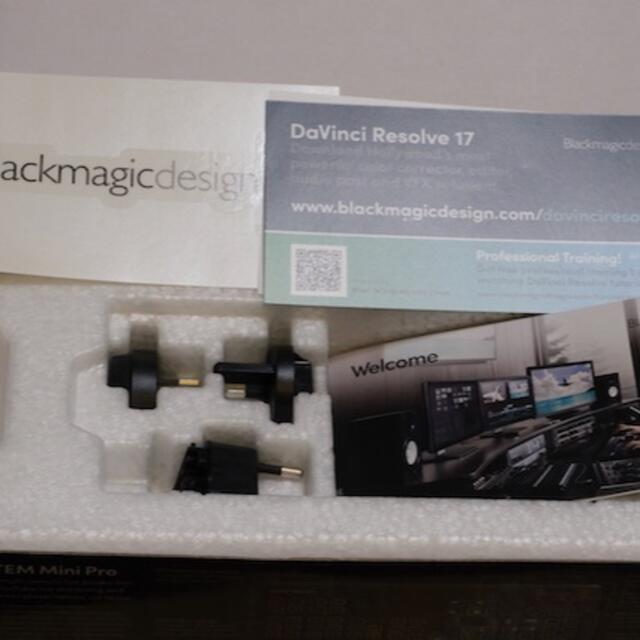 1回のみ使用　BlackMagicDesign　ATEM mini pro 国内