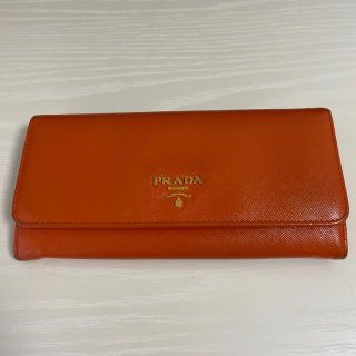 プラダ(PRADA)の【夏目さん専用】 PRADA 財布 中古 オレンジ、ATAO 長財布(財布)