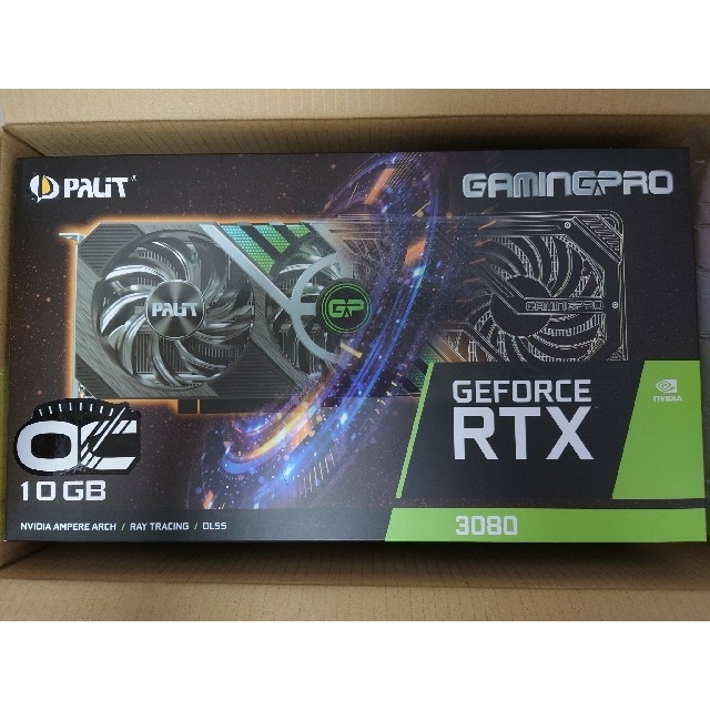 Palit RTX3080 GP OC 10G GDRX6スマホ/家電/カメラ