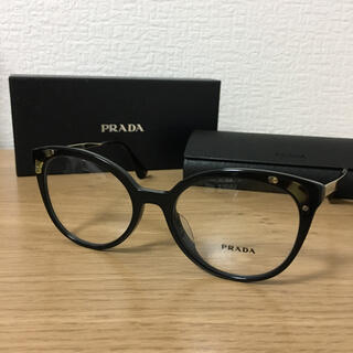 プラダ(PRADA)の正規新品　プラダ  メガネ　12UVF ベッコウ　ゴールド(サングラス/メガネ)