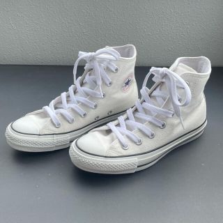 コンバース(CONVERSE)のコンバース オールスター ハイカット ホワイト 100周年 限定モデル 23cm(スニーカー)