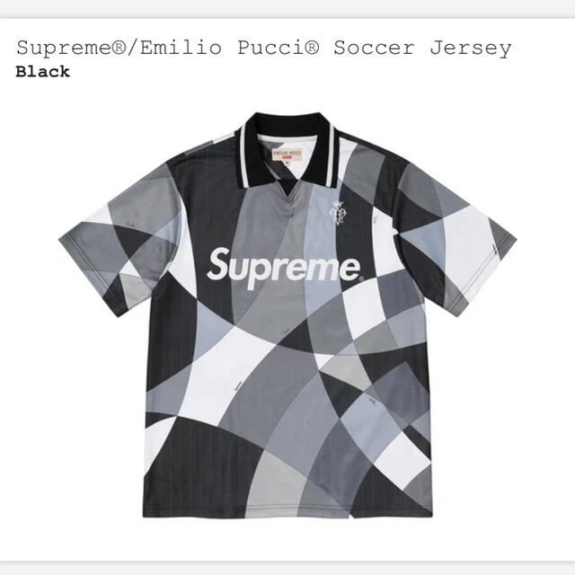 Supreme Emilio Pucci Soccer Jersey 黒 M