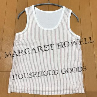 マーガレットハウエル(MARGARET HOWELL)のMARGARET HOWELLリネンタンクトップとライトブルータンクトップ(タンクトップ)