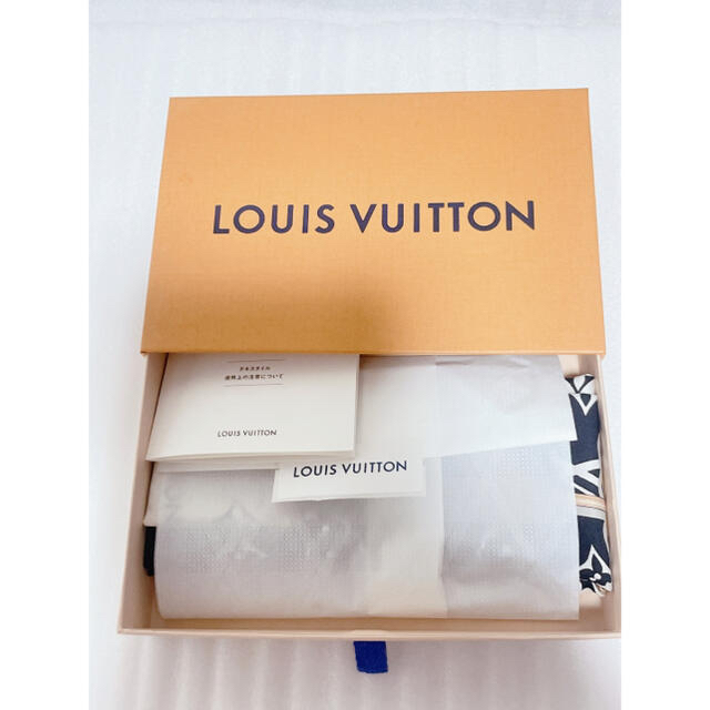 Louis Vuitton スカーフ バンドー リバーシブル 黒×白 袋箱付 | www