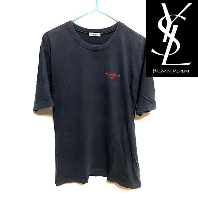 Saint Laurent(サンローラン)のYves Saint Laurent T-shirt black メンズのトップス(Tシャツ/カットソー(半袖/袖なし))の商品写真